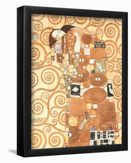 Gustav Klimt Fulfilment L' Accomplissement Art Print Poster-null-Framed Poster