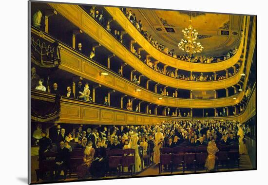 Gustav Klimt Hall Art Print Poster-null-Mounted Poster