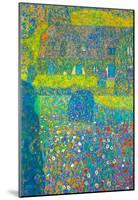 Gustav Klimt House in Attersee Art Print Poster-null-Mounted Poster