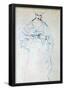 Gustav Klimt Lesendes Girls Art Print Poster-null-Framed Poster