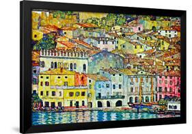 Gustav Klimt Malcena at the Gardasee-Gustav Klimt-Framed Art Print