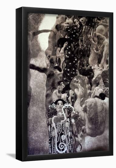 Gustav Klimt Medicine Print Poster-null-Framed Poster