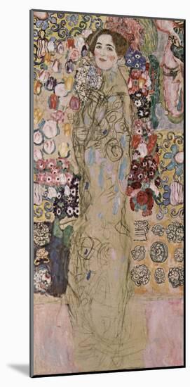 Gustav Klimt (Portrait of a Lady, unfinished) Art Poster Print-null-Mounted Poster