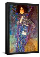 Gustav Klimt Portrait of Emily Floge Art Print Poster-null-Framed Poster