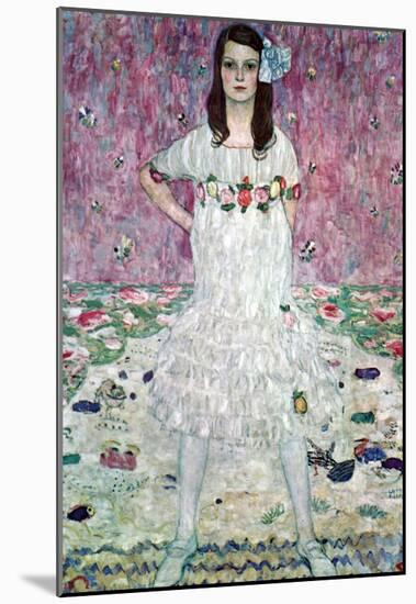 Gustav Klimt (Portrait of Eugenia (Maeda) Primavesi) Art Poster Print-null-Mounted Poster