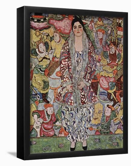 Gustav Klimt (Portrait of Friederike Maria Beer) Art Poster Print-null-Framed Poster