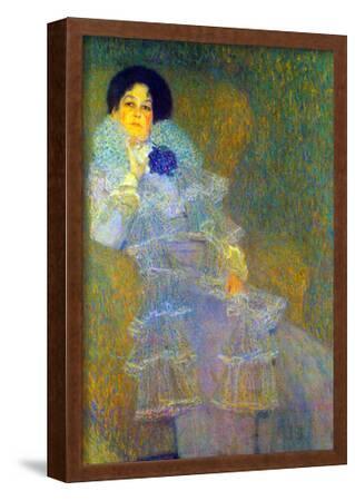 Gustav Klimt Portrait of Marie Henneberg (portrait in purple) Art