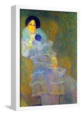 Gustav Klimt Portrait of Marie Henneberg (portrait in purple) Art