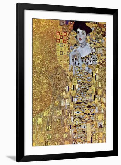 Gustav Klimt Portrait of Mrs Adele Bloch-Bauer 2-Gustav Klimt-Framed Art Print