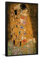 Gustav Klimt The Kiss 8 Bit-null-Framed Poster