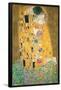 Gustav Klimt- The Kiss-Gustav Klimt-Framed Poster