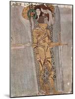 Gustav Klimt (The Knight Detail of the Beethoven Frieze) Art Poster Print-null-Mounted Poster