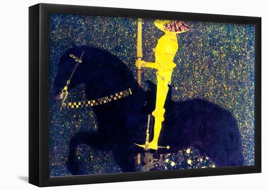 Gustav Klimt The Life of a Struggle (The Golden Knights) Art Print Poster-null-Framed Poster