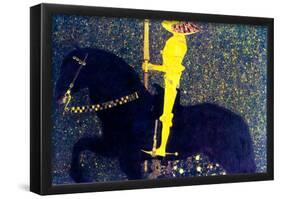 Gustav Klimt The Life of a Struggle (The Golden Knights) Art Print Poster-null-Framed Poster