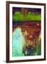 Gustav Klimt The Marsh-Gustav Klimt-Framed Art Print