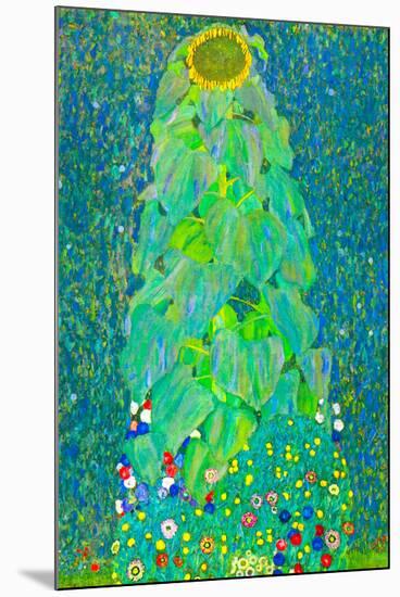 Gustav Klimt The Sunflower-Gustav Klimt-Mounted Art Print