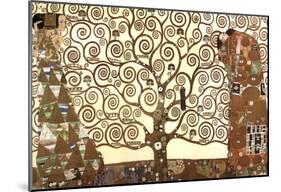 Gustav Klimt (The Tree Of Life) Art Poster Print-Gustav Klimt-Mounted Poster