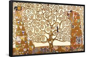 Gustav Klimt - The Tree Of Life-null-Framed Poster