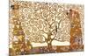 Gustav Klimt - The Tree Of Life-null-Mounted Poster