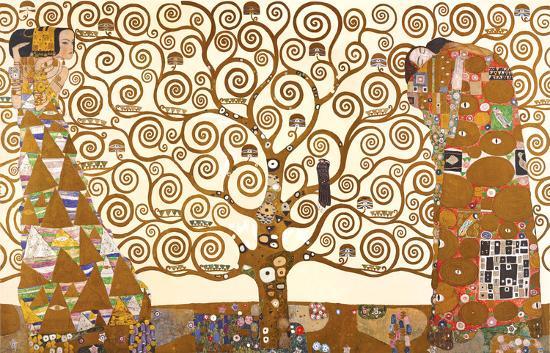 Gustav Klimt - The Tree Of Life-null-Lamina Framed Poster