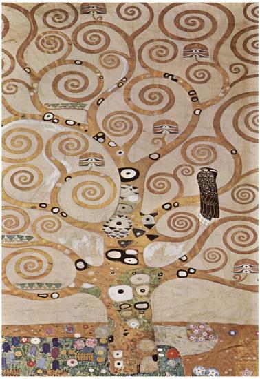 Gustav Klimt Tree Of Life Stoclet Frieze Detail Art Poster Print gustav-klimt-tree-of-life-stoclet-frieze-detail-art-poster-print