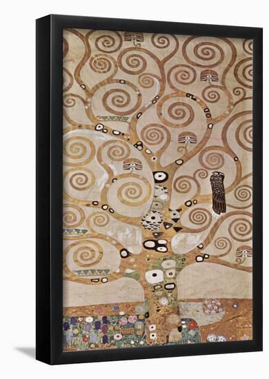 Gustav Klimt (Tree of Life, Stoclet Frieze, Detail) Art Poster Print-null-Framed Poster