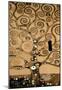 Gustav Klimt Tree of Life, Stoclet Frieze, Detail Deep Hues Art Poster Print-null-Mounted Poster