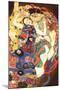 Gustav Klimt Virgin Art Print Poster-Gustav Klimt-Mounted Poster