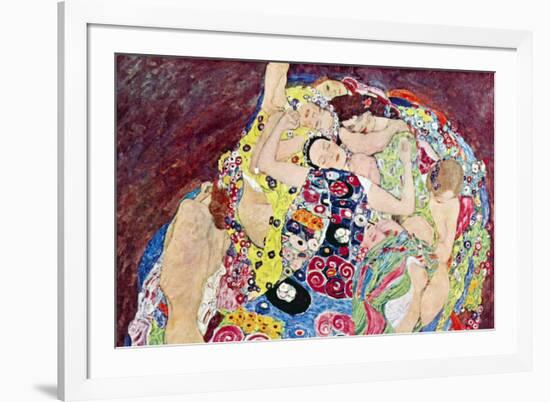 Gustav Klimt Virgins-Gustav Klimt-Framed Art Print