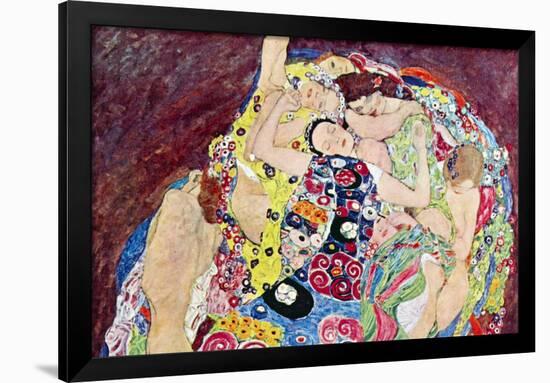 Gustav Klimt Virgins-Gustav Klimt-Framed Art Print