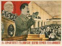 Long Live Our Happy Socialist Motherland, 1935-Gustav Klutsis-Giclee Print