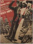 Let Us Fulfill the Plan of the Great Projects, Poster, 1930-Gustav Klutsis-Giclee Print