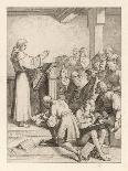 Martin Luther Delivers His Baccalaureate Lecture-Gustav Konig-Art Print