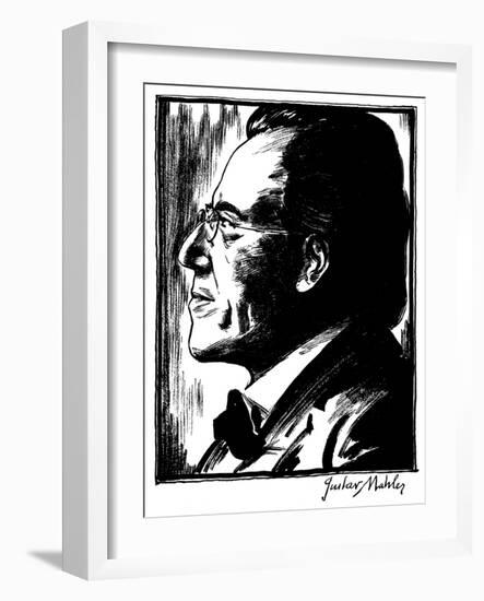 Gustav Mahler (1860-1911)-Samuel Nisenson-Framed Giclee Print