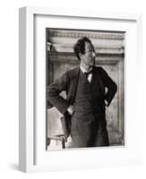 Gustav Mahler, Austrian Composer and Conductor, 1900s-Mahler Musically-Framed Giclee Print