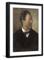 Gustav Mahler Austrian Musician-null-Framed Art Print