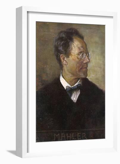 Gustav Mahler Austrian Musician-null-Framed Art Print