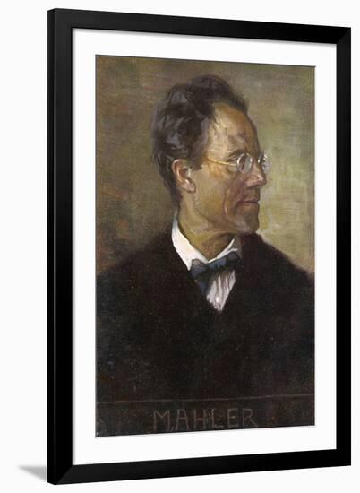 Gustav Mahler Austrian Musician-null-Framed Premium Giclee Print
