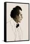 Gustav Mahler by-Emil Orlik-Framed Stretched Canvas