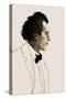 Gustav Mahler by-Emil Orlik-Stretched Canvas