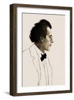 Gustav Mahler by-Emil Orlik-Framed Giclee Print