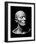 Gustav Mahler's Death Mask, 1911 (Plaster) (B/W Photo)-Austrian-Framed Giclee Print