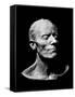 Gustav Mahler's Death Mask, 1911 (Plaster) (B/W Photo)-Austrian-Framed Stretched Canvas