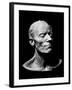 Gustav Mahler's Death Mask, 1911 (Plaster) (B/W Photo)-Austrian-Framed Giclee Print