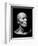 Gustav Mahler's Death Mask, 1911 (Plaster) (B/W Photo)-Austrian-Framed Premium Giclee Print