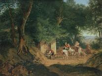 The Well in the Wood at Ariccia, 1831-Gustav Richter-Framed Stretched Canvas