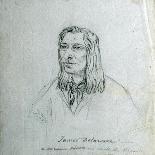 Portrait of James Delaware - a Delaware Indian-Gustav Sohon-Giclee Print