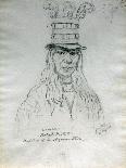 Portrait of Spokan Garry Head Chief of the Spokan Tribe-Gustav Sohon-Giclee Print