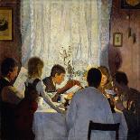 Breakfast Ii. Morning Mood-Gustav Wentzel-Framed Giclee Print