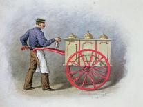 The Ice Cream Seller, 1895-Gustav Zafaurek-Framed Stretched Canvas
